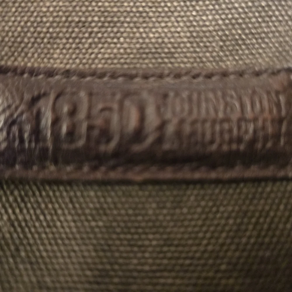 Johnston & Murphy Gray and Brown Messenger Bag